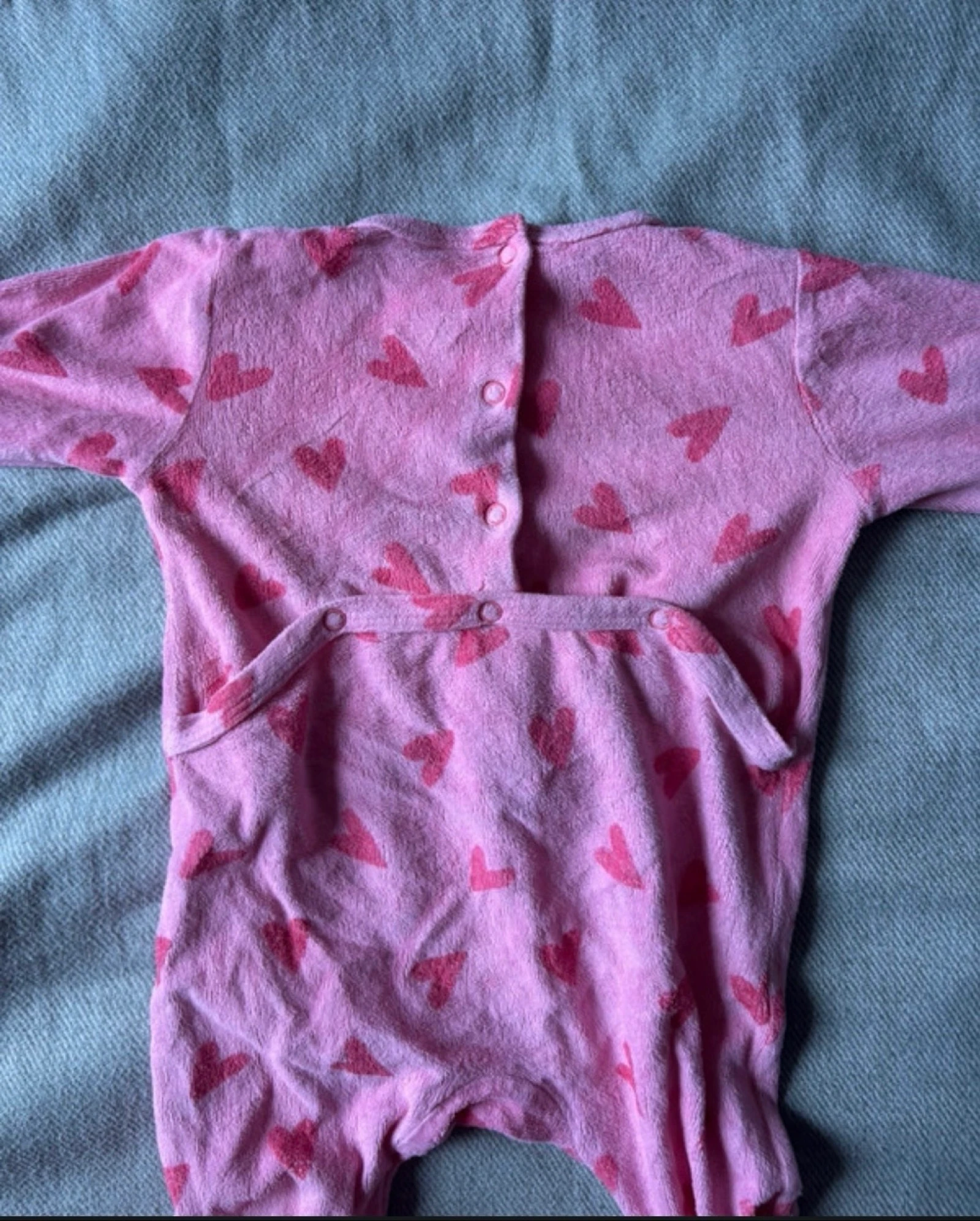247/ Pijama rosa com coração - Tex - 9 meses – photo 3